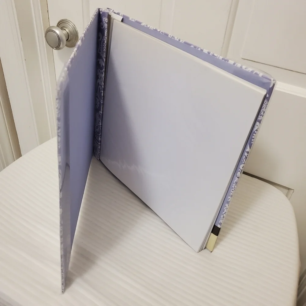 Recollections Lavender Paisley Postbound 12 x 12 Album